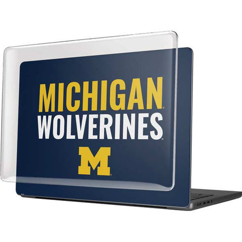 University of Michigan Wolverines M MacBook Pro 14in (2021-24) Case plus Skin
